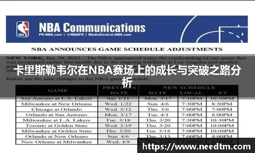 卡里斯勒韦尔在NBA赛场上的成长与突破之路分析